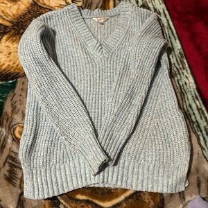 No Boundaries Light Blue Knit Sweater